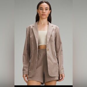 Lululemon Women's Relaxed Fit Twill Blazer Size M TPTC